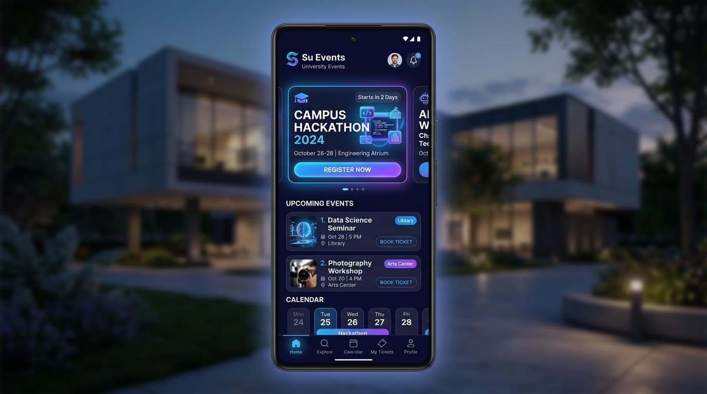 Su Events – Campus Event Management Preview